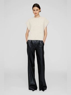 ANINE BING NWT Adam Vest in Alpaca and Wool Blend